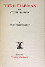 John Galsworthy The Little Man And Other Satires 